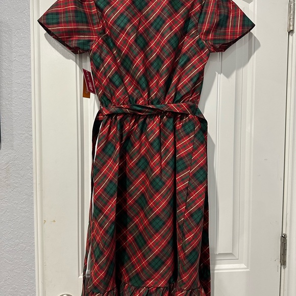 Christmas plaid Gymboree Adult dress - Picture 2 of 4